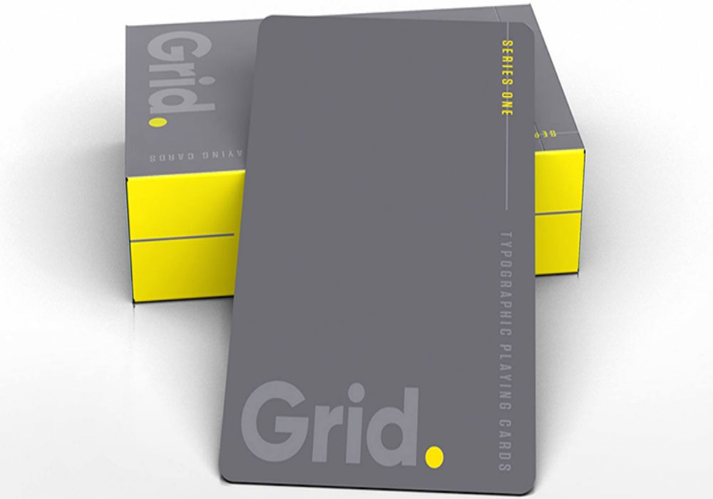 Grid Typographic - Playing Cards and Magic Tricks - 52Kards